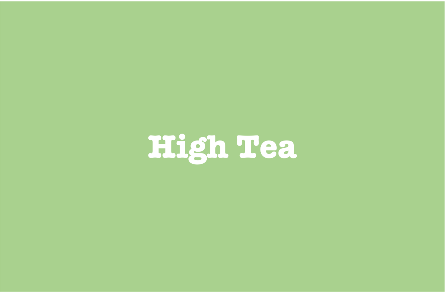High Tea - Central Coast Caterer